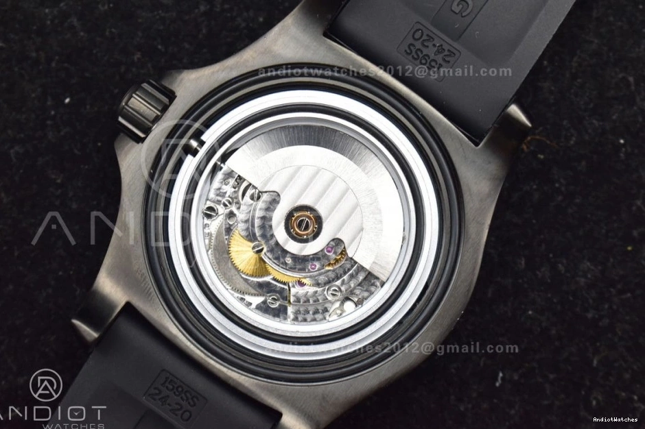 Yellow Automatic Best Edition Bezel Dial 44 1175 GoAnywhere Strap TF Black on Black Superocean A Rubber 1:1 0101